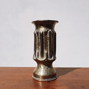 Trench Art, Army, French WW1 Shell, Brass Shell, World War 1, French Shell, Man&#39;s Gift, Militaria, The Great War, Shell Casing.