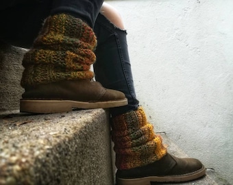 Crochet Leg Warmers | Slouch Leg Warmers | Boho Hippie Leg Warmers