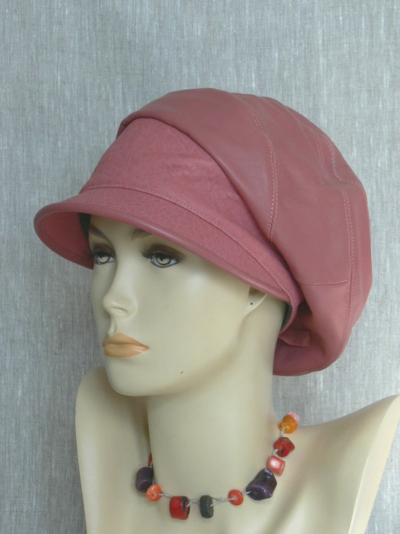italian leather hat