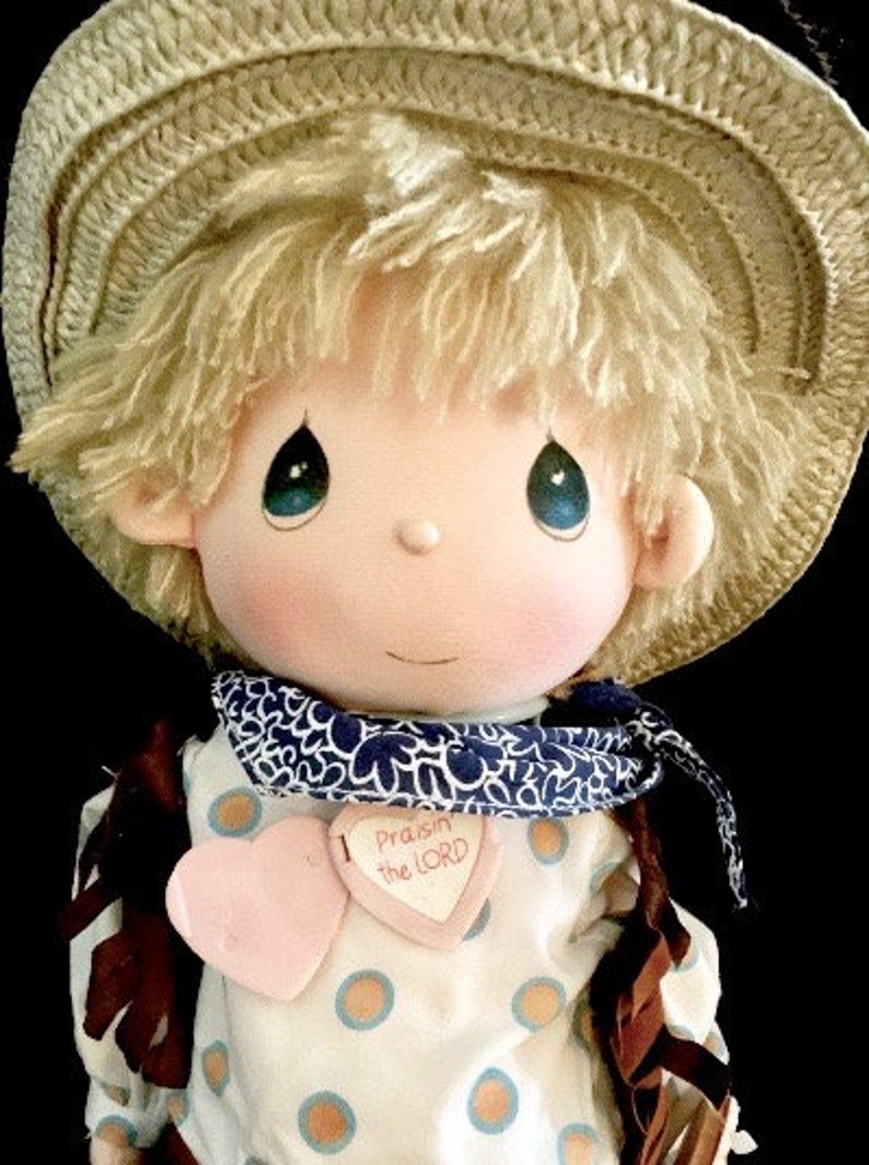 Precious Moments Cowboy Doll Applause Series Etsy