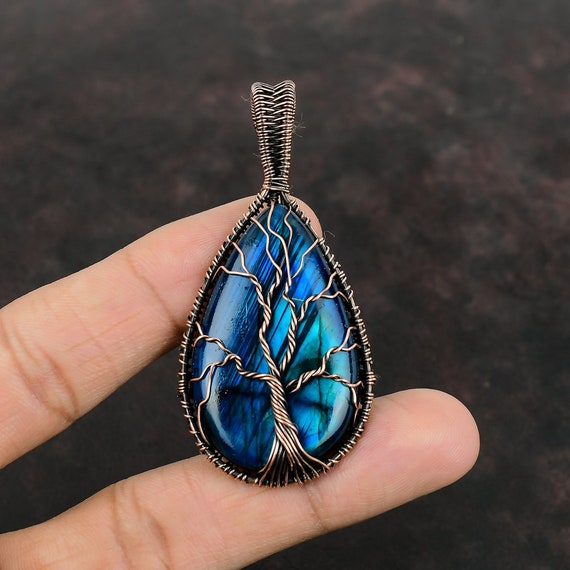Etsy labradorite pendant online