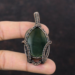 Vasonite Pendant Copper Wire Wrapped Pendant Handmade Wire Wrapped Jewelry Genuine Gemstone Pendant Designer Pendant Copper Jewelry For Gift