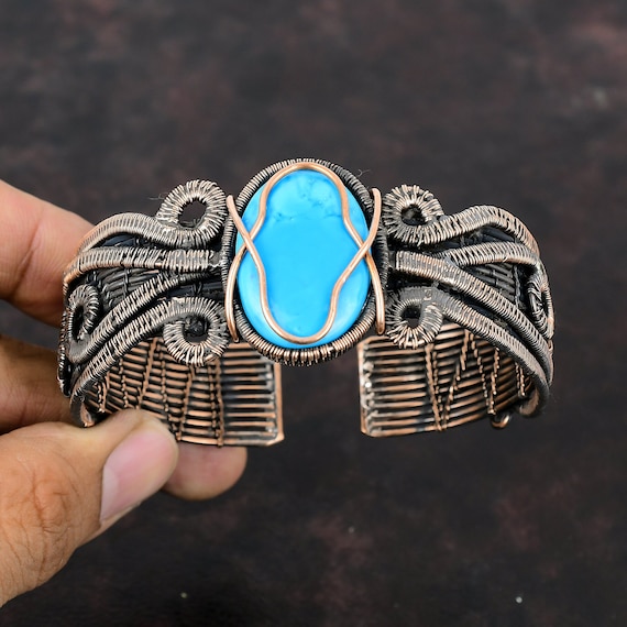 USA Arizona Turquoise Bangle ハンドメイド作品 USA Arizona Turquoise Bangle ハンドメイド作品