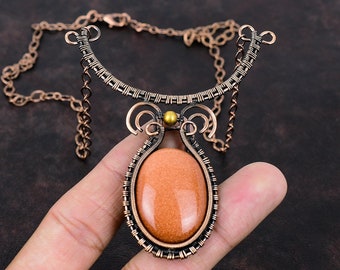Handmade Adjustable Samsara Copper Necklace // Tiny Rituals