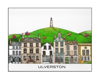 Ulverston Cumbria County Embroidered Patch 