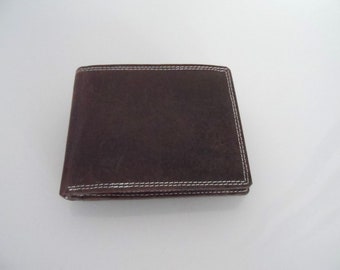 Portefeuille en cuir véritable personnalisable, portefeuille en cuir RFID