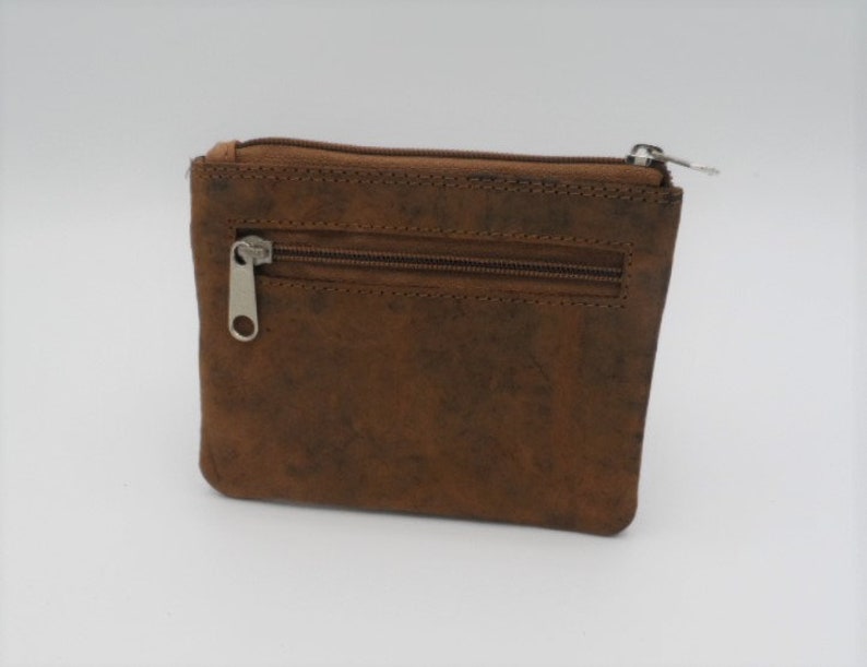 personal gift for men and women mini wallet Personalizable key pocket with card pockets and zip pocket