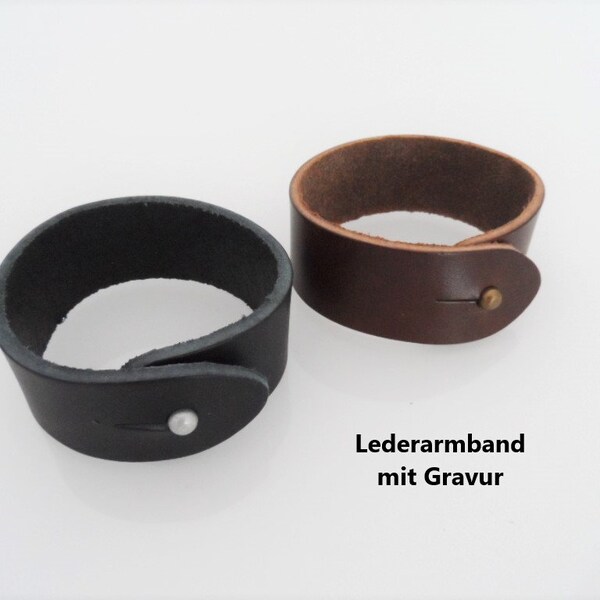 Personalisierbares Lederarmband, Herrenarmband mit Gravur, Lederarmbänder mit Gravur