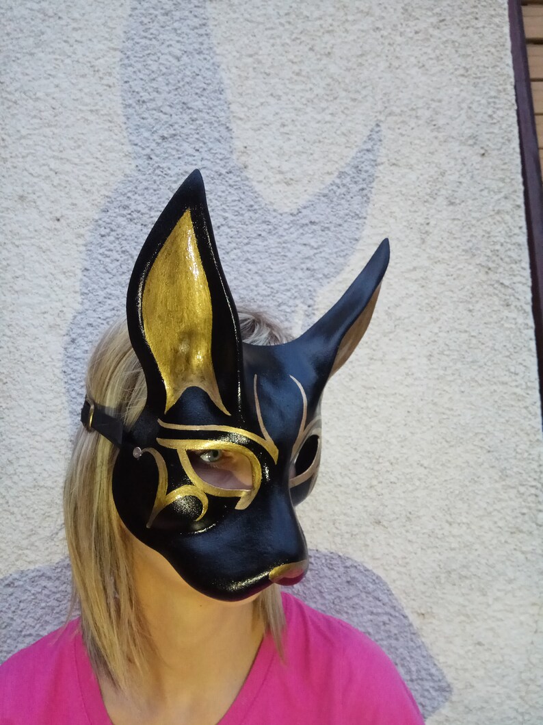 hand made Egyptian cat mask Accessories Masks u0026 Prosthetics