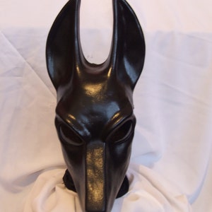 Anubis black mask  (hand made)
