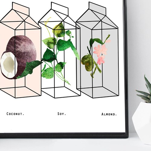 Kitchen Wall Art Quirky Art Print Prints Wall Art Etsy