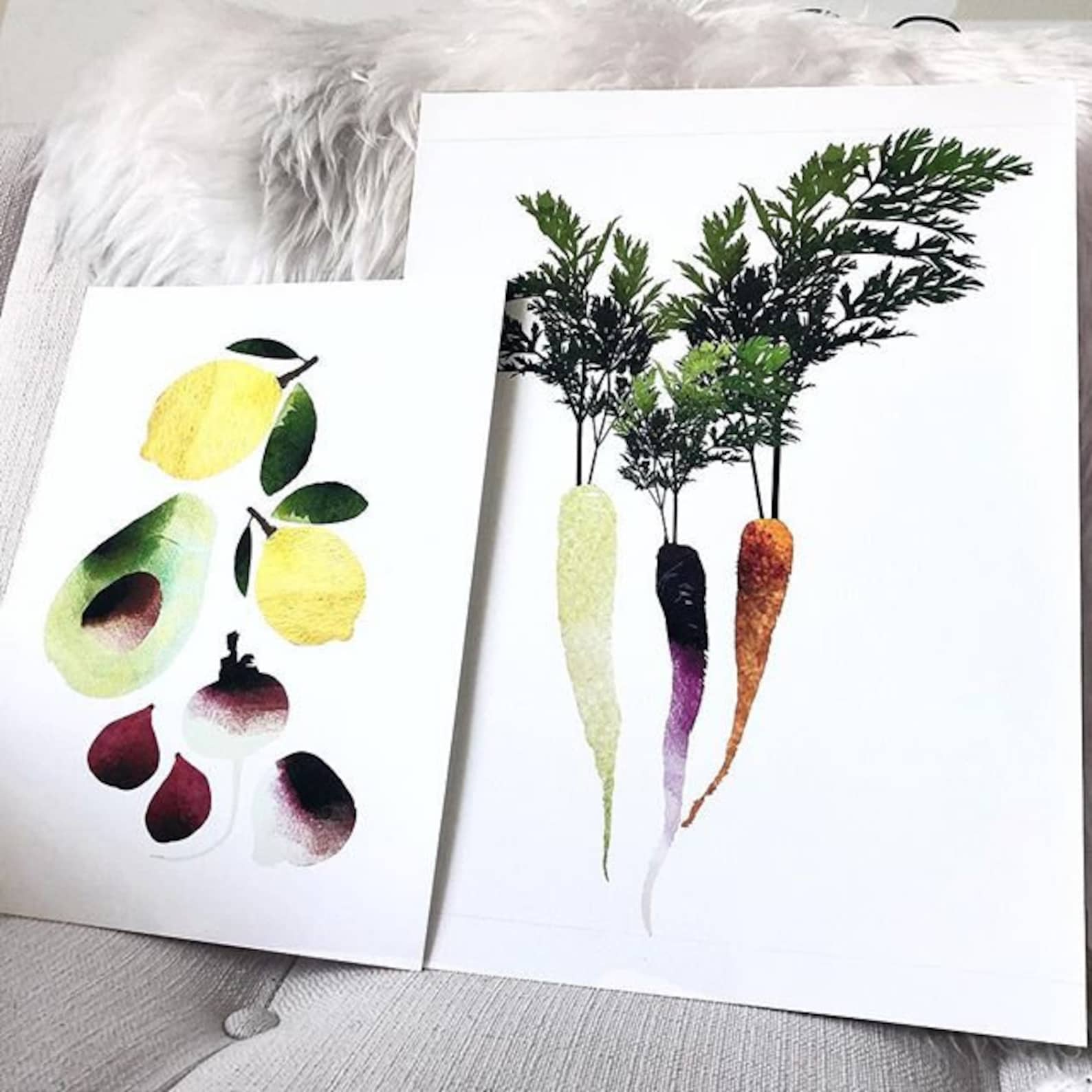 Fruit and Vegetable Wall Art Kitchen Art Prints Food Art Etsy Canada