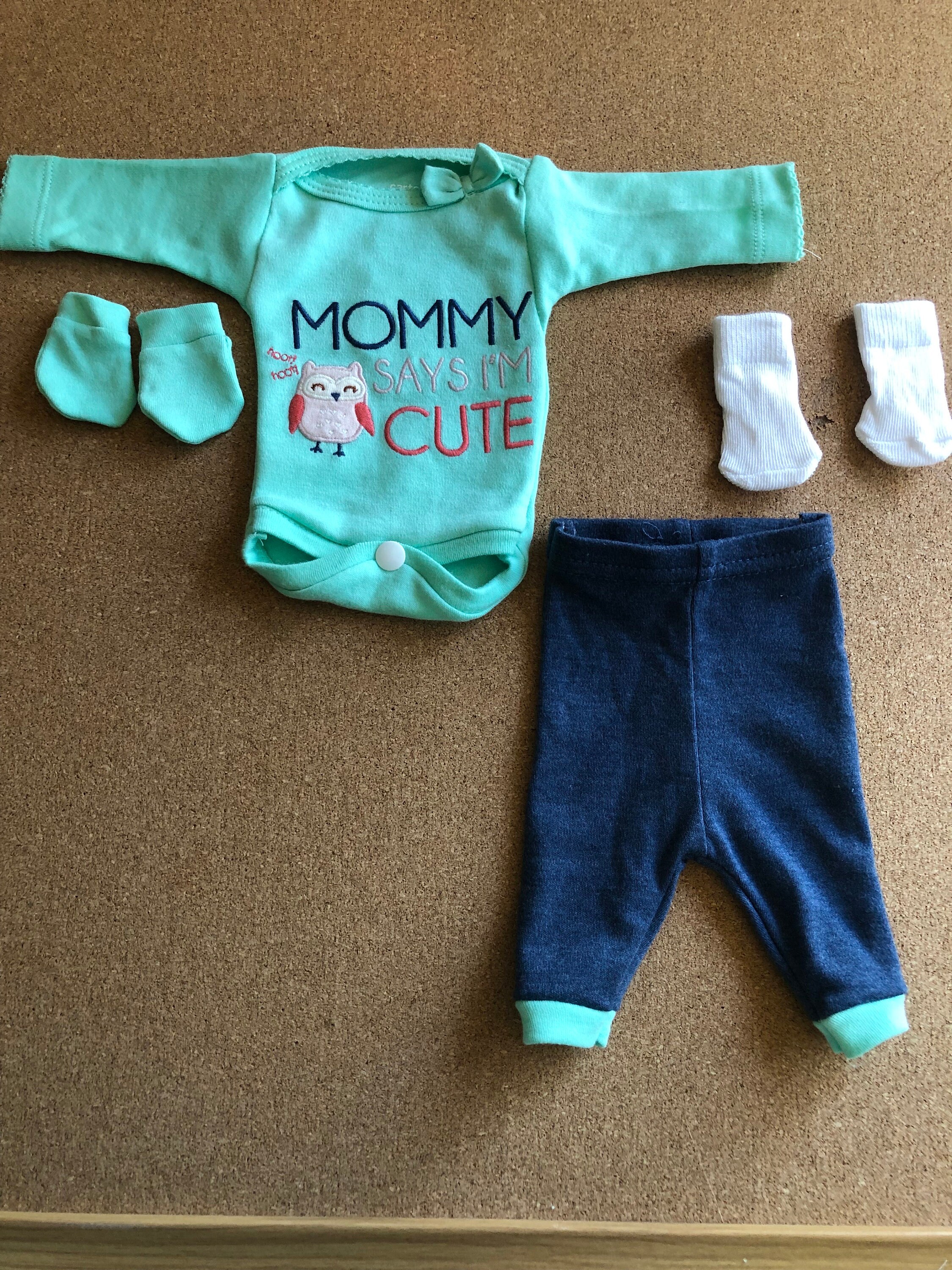 Micro Preemie Clothes/ Preemie 1516 Inches Silicone Doll Etsy