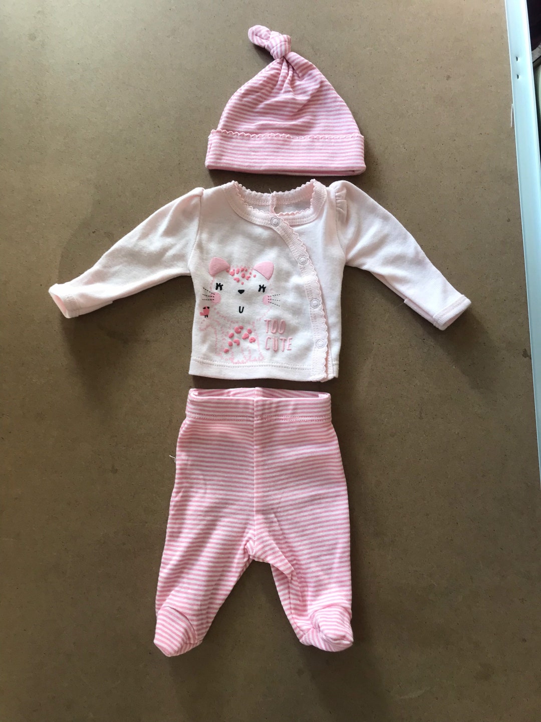 Ropa para microprematuro/prematuro de 15 a 16 pulgadas, trajes