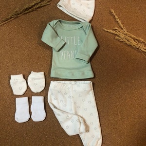 Ropa micro prematuro, pequeña ropa de bebé prematuro, traje de bebé  incubadora NICU, chalecos de hospital para bebés prematuros, primer traje  de bebé prematuro -  México