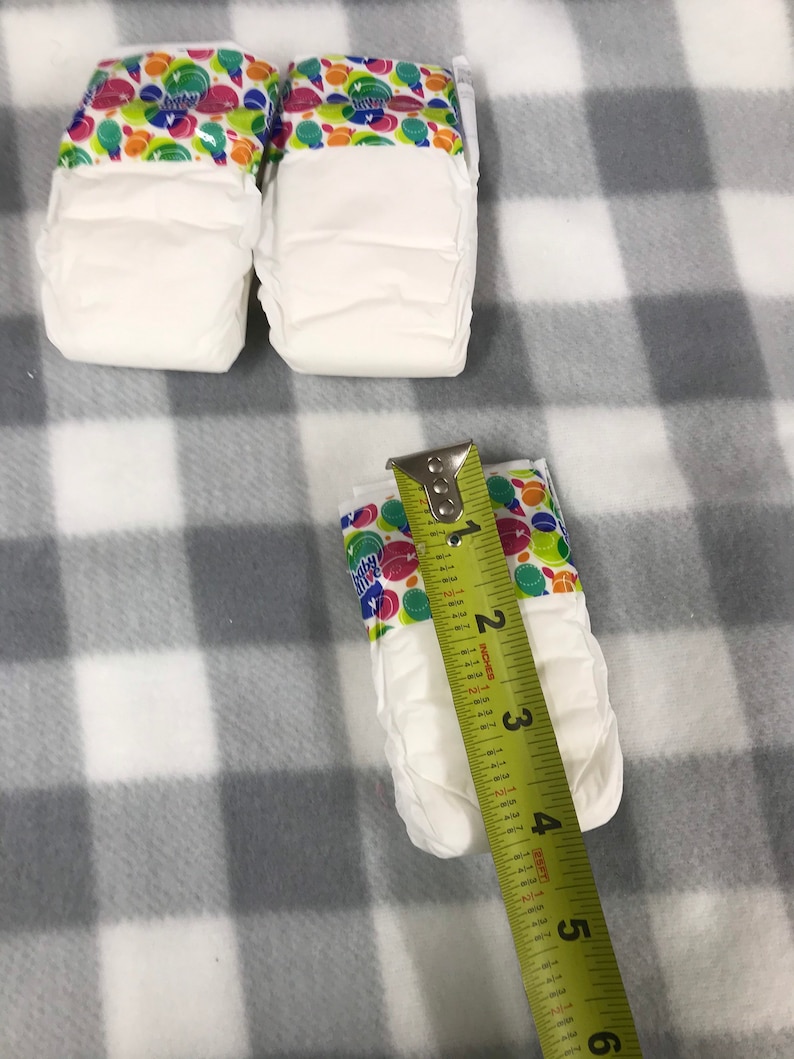 Micro Preemie Doll Diapers Baby Alive Diapers 1014 Inches Etsy