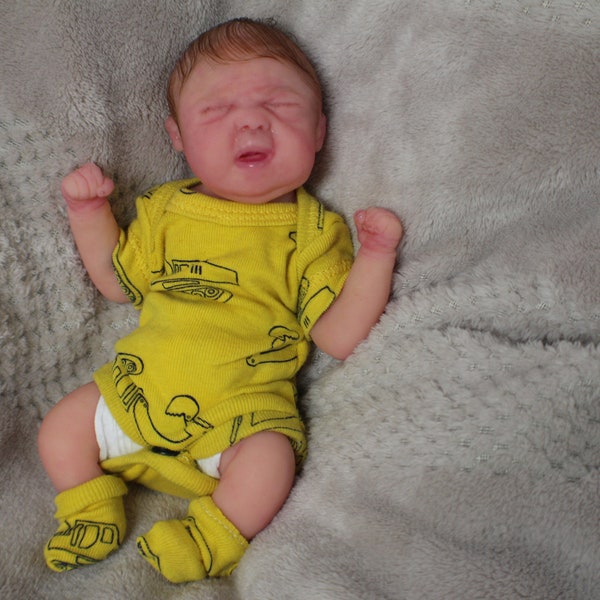 Full body miniature silicone baby Boy doll