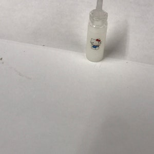 Miniature 5-10 inches silicone doll fake milk bottle
