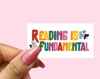Reading is Fundamental Rainbow Sticker