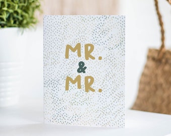 Mr. and Mr. Card, Wedding Card