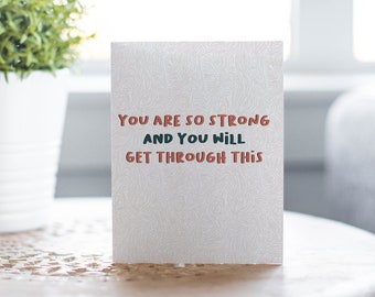 You Are So Strong Greeting Card