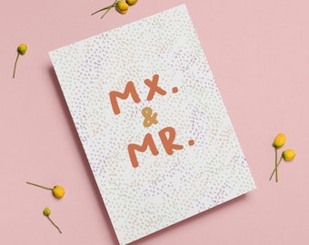 Mx. and Mr. Non-Binary Card