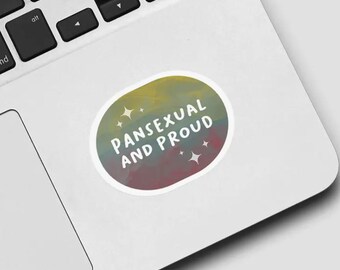 Pansexual and Proud Sticker