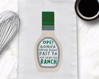 Ope Ranch Dressing Midwest Tea Towel