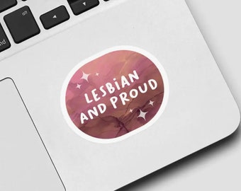 Lesbian and Proud Sticker