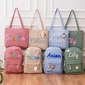 Mochila e bolsa infantil, bolsa infantil personalizada, mochila escolar pré-escolar com nome, mochila infantil, volta às aulas, bolsa de viagem, bolsa de livros