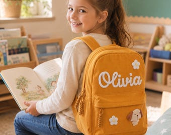 Mochila personalizada para niños pequeños, mochila personalizada para niños pequeños, mochila para niños con nombre, mochila para preescolar, mochila para niños con nombre, regalo de cumpleaños