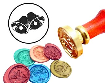 Wax Seal Stamp by Get Marked Wedding Collection WS0184 Wedding Bells