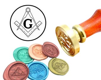 Maltese Cross Masonic Wax Stamp Seal Beginner Starter KIT or Buy Coin Design 396 