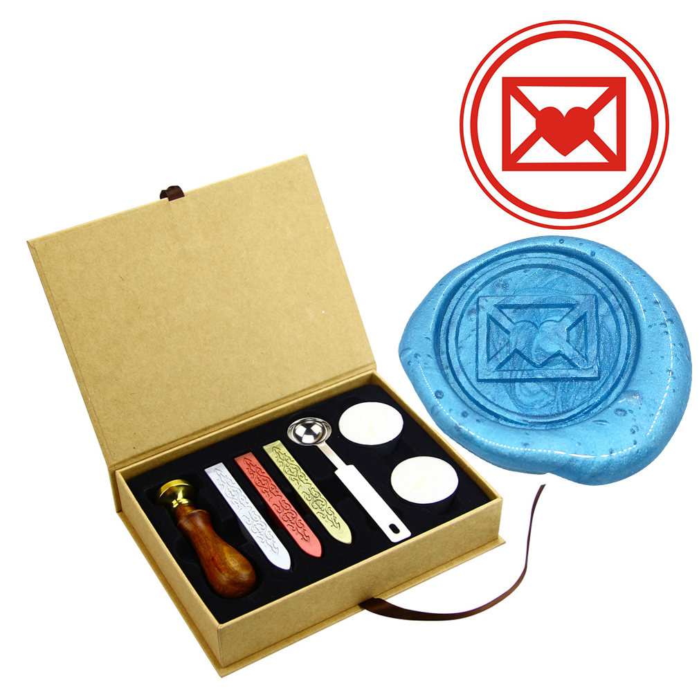 Envelope Wax Seal Stamp Envelope Sealing Wax Stamp Kit Etsy