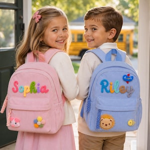 Sac à dos personnalisé pour enfant, cadeau d'anniversaire pour tout-petit, petit sac à dos personnalisé, rentrée des classes de la maternelle