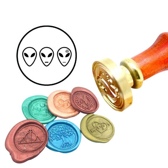 Zestaw Do Cudzoziemca Foka Pieczęć Cudzoziemca Wosk Pieczęć Etsy