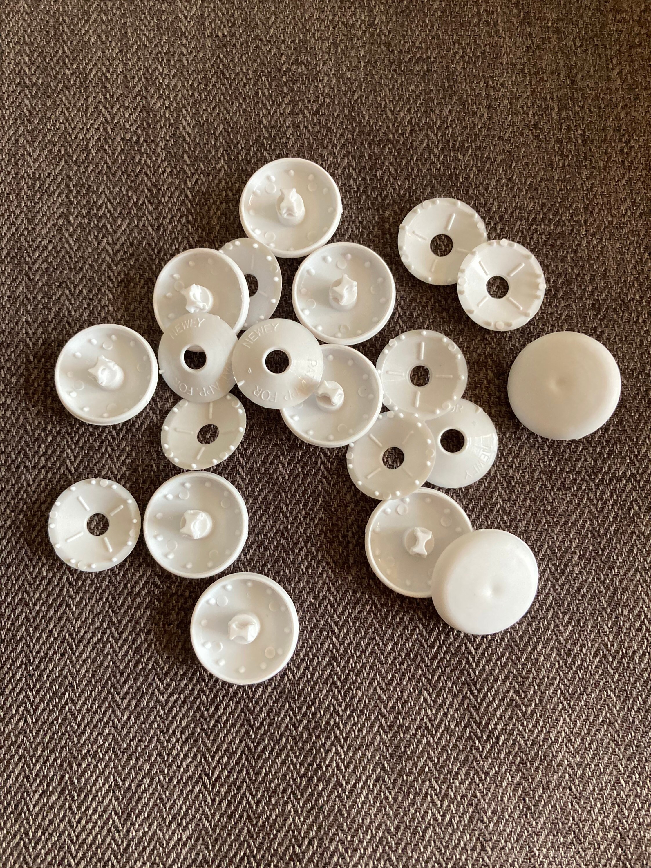 Plastic Self Cover Buttons 15mm 19mm 22mm pack of 10 Etsy