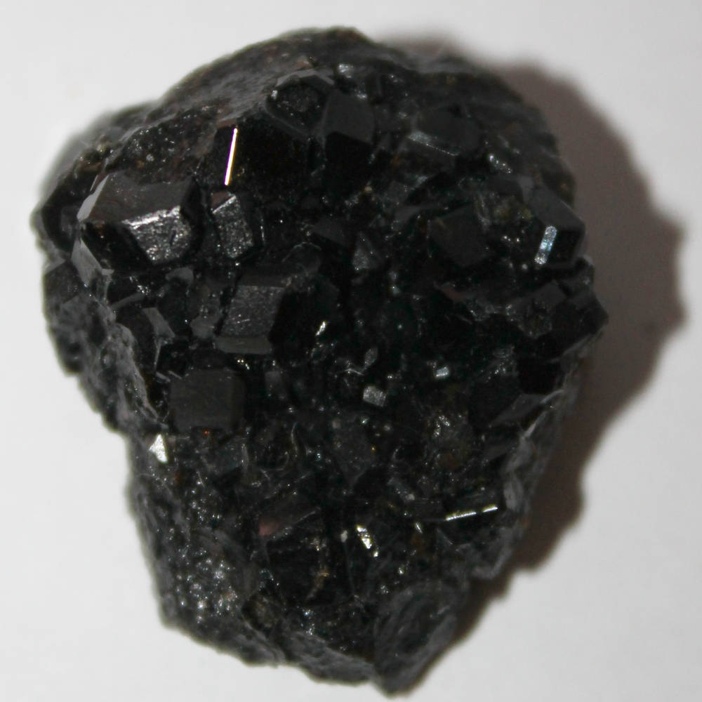 Melanite crystal black crystal 30x22x17 Etsy