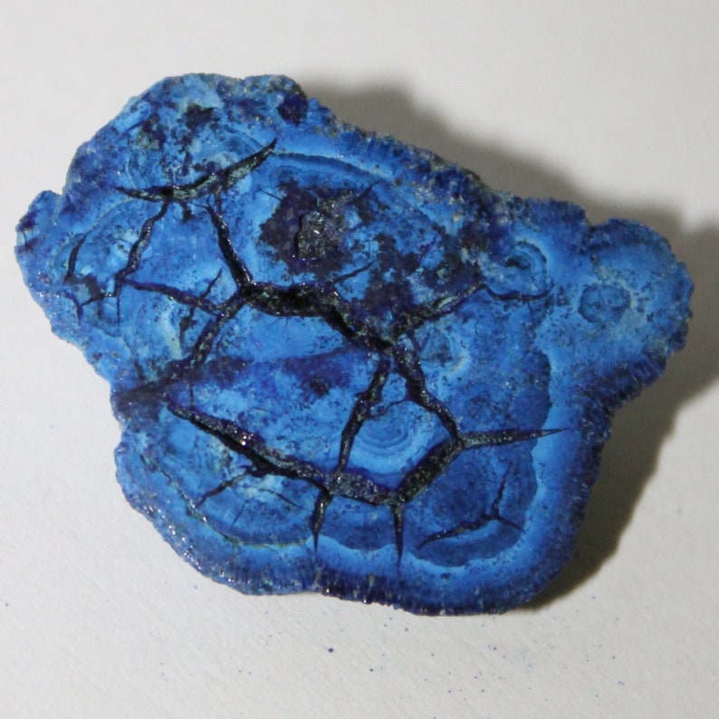 26x20\u04459 mm Azurite geode slise Russian azurite