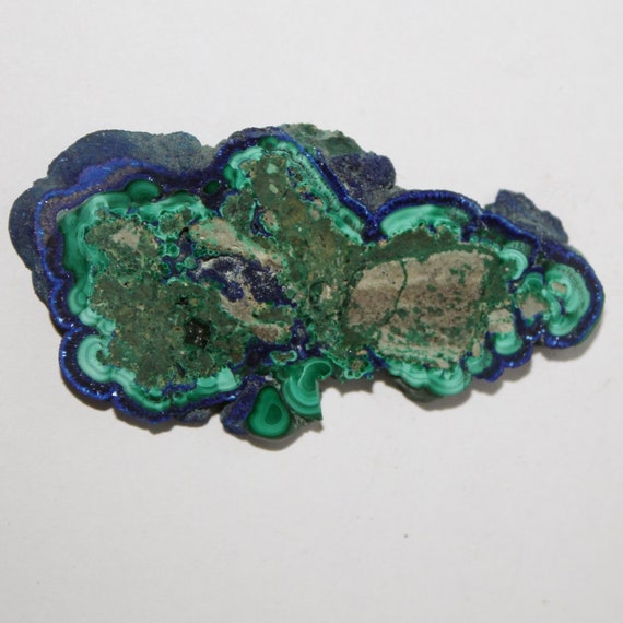polished azurite malachite