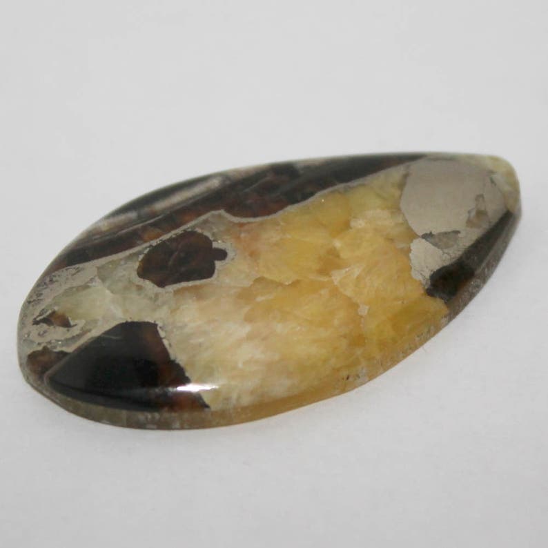 37x21x3 mm Simbircite Pyrite Cabochon