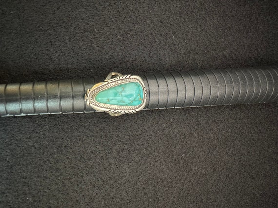 Gary Spencer Navajo Turquoise Ring - image 2