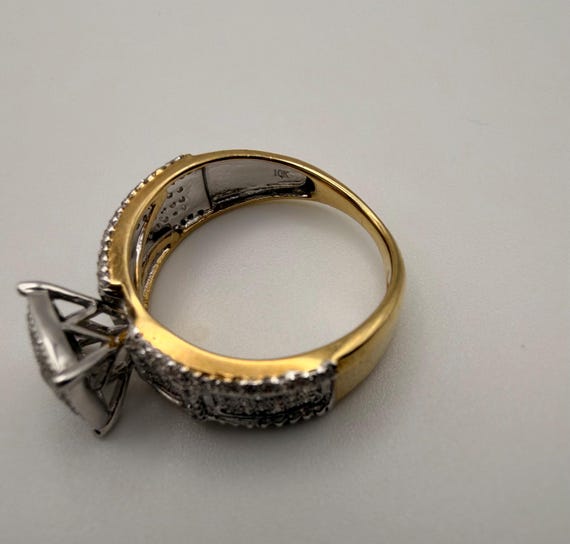 10k Gold Multi Diamond Ring - image 4