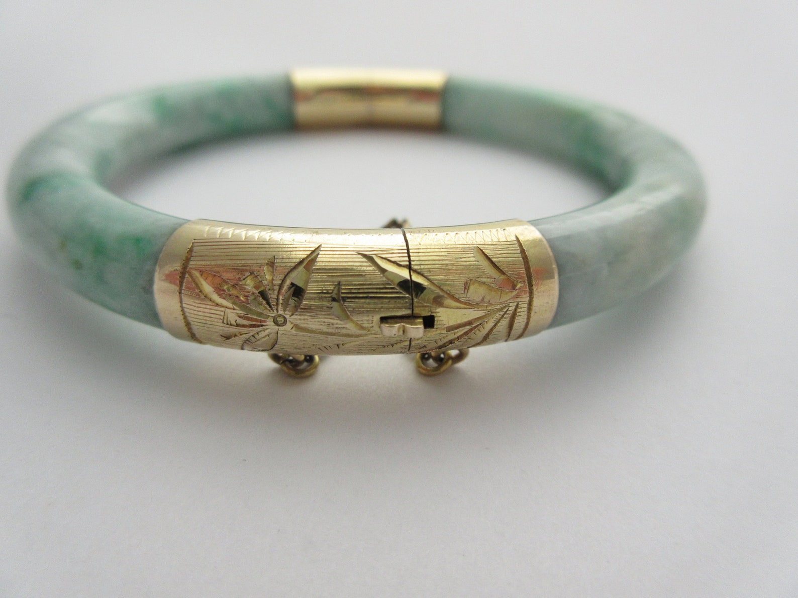 Pink Jade & 14k Gold Filled Toggle Bracelet/Anklet