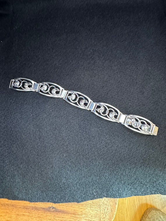 Midcentury Modern Sterling Bracelet by Eiler & Mar