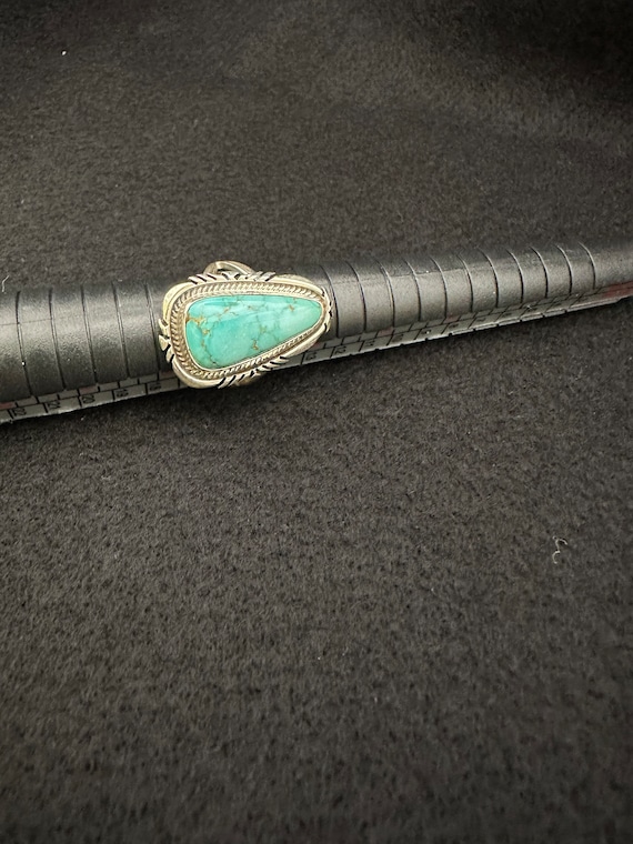 Gary Spencer Navajo Turquoise Ring - image 1