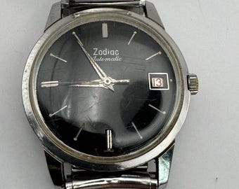 Vintage Zodiac Automatic Watch 60’s stainless