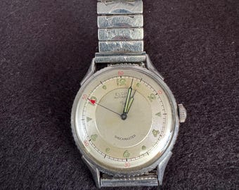 Vintage Elgin Shockmater Self Winding Rare 17 Jewel Men 
