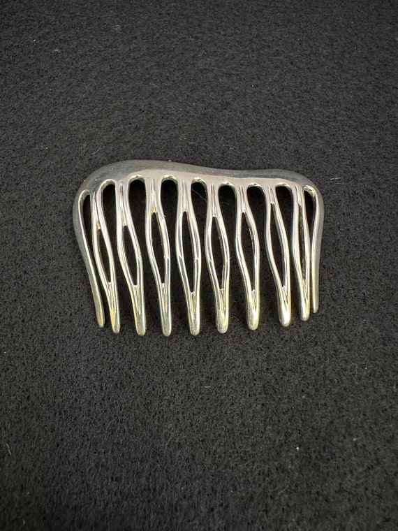 Vintage Tiffany and Co Sterling hair Comb - image 1