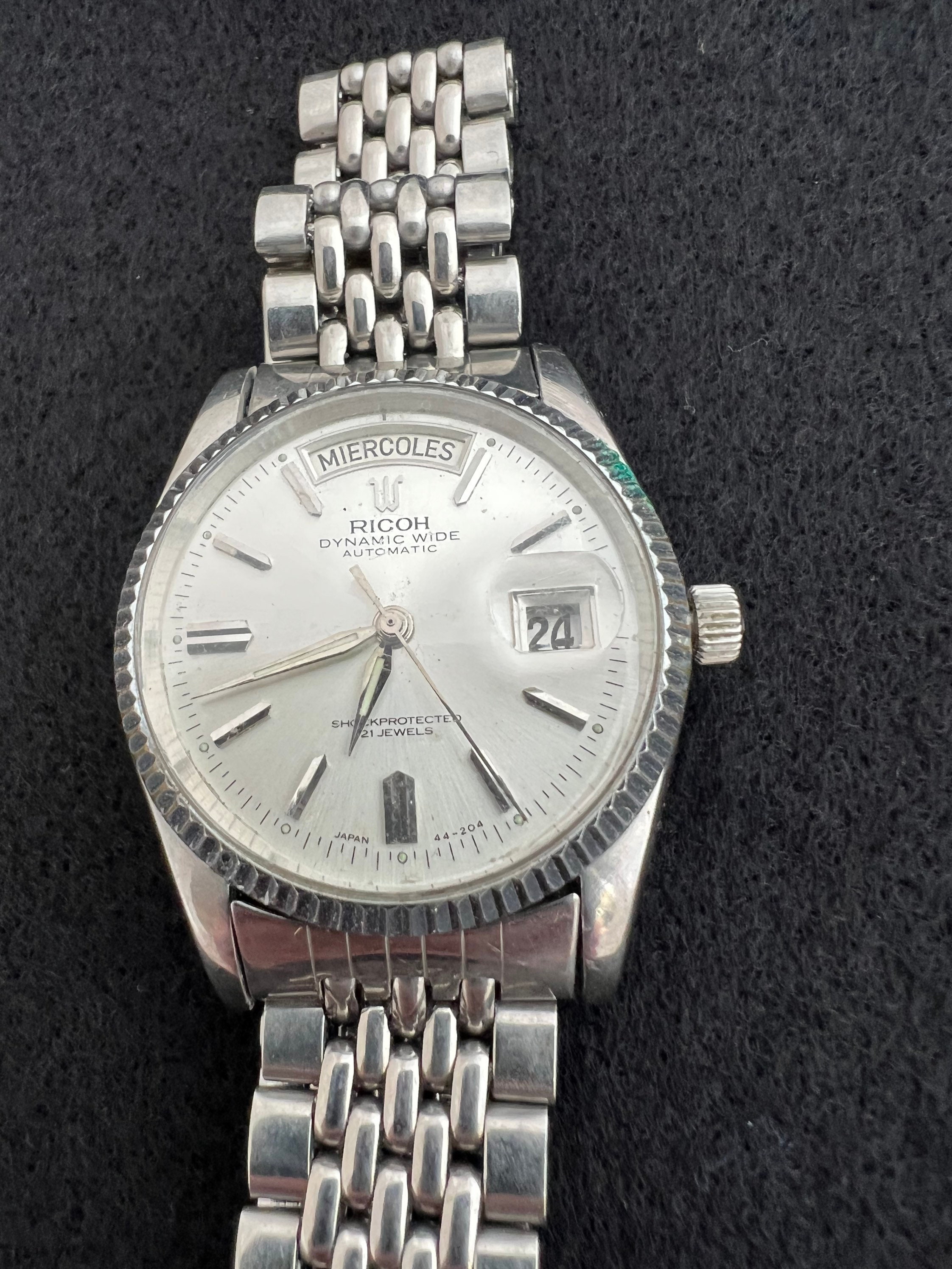 Vintage Ricoh Dynamic Wide Automatic Day Date Etsy